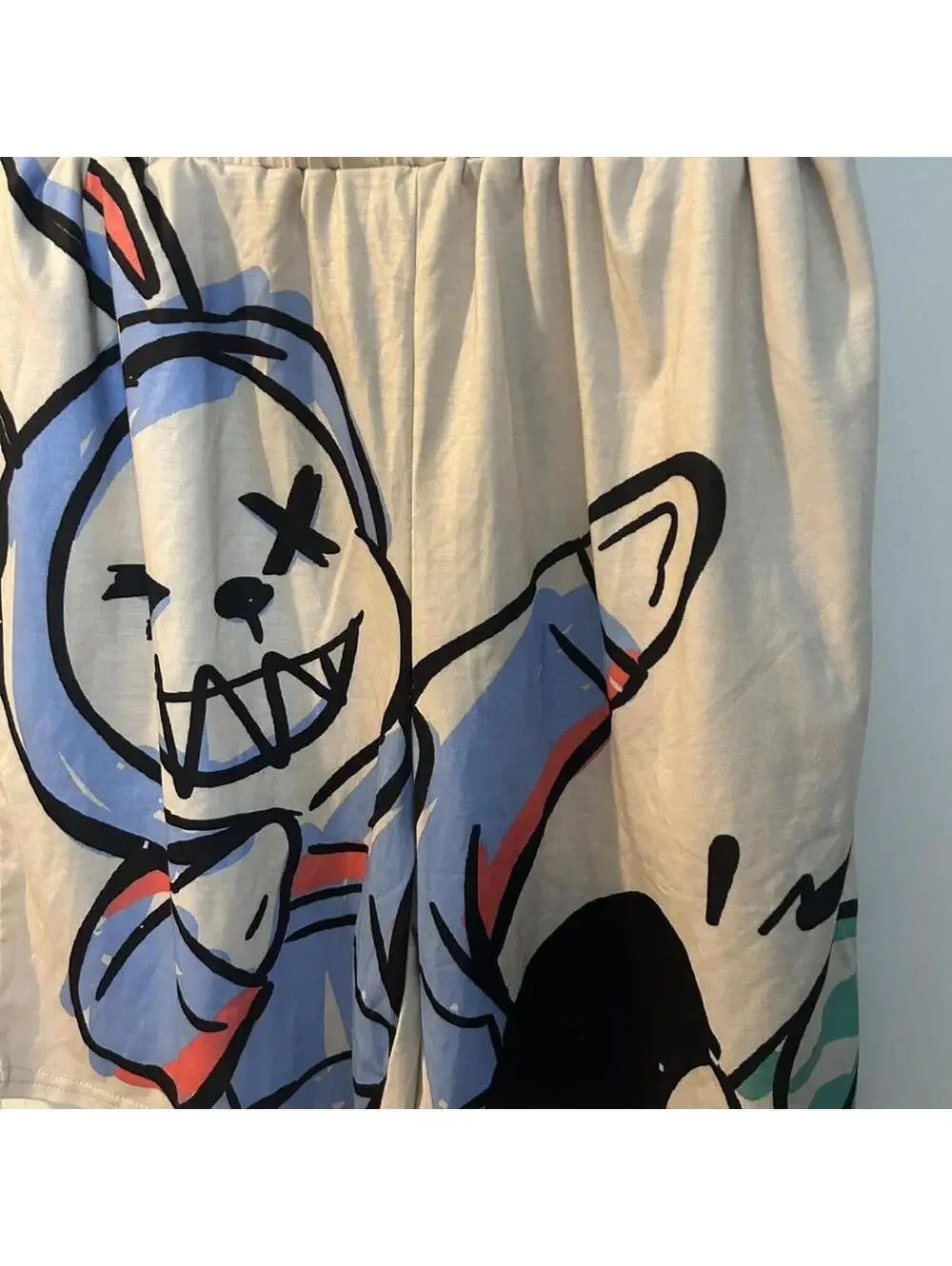 Karate Rabbit stretchy jogging shorts 15y. See measurements for exact sizing.
